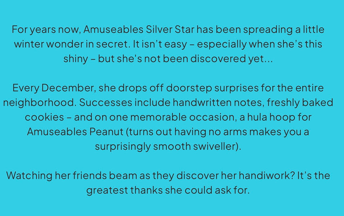 JellyCat Amuseable Silver Star