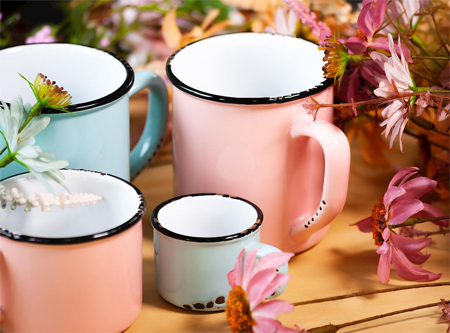 Abbott • Enamel Pink Mug