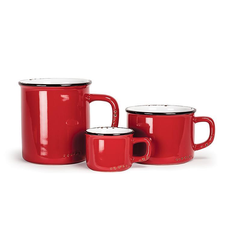 Abbott • Enamel Look Mug (Red)