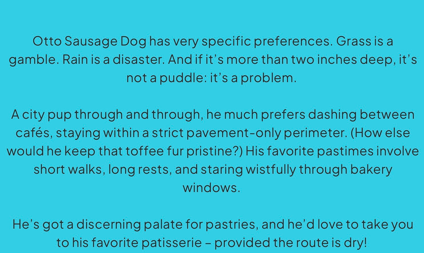JellyCat Otto Sausage Dog