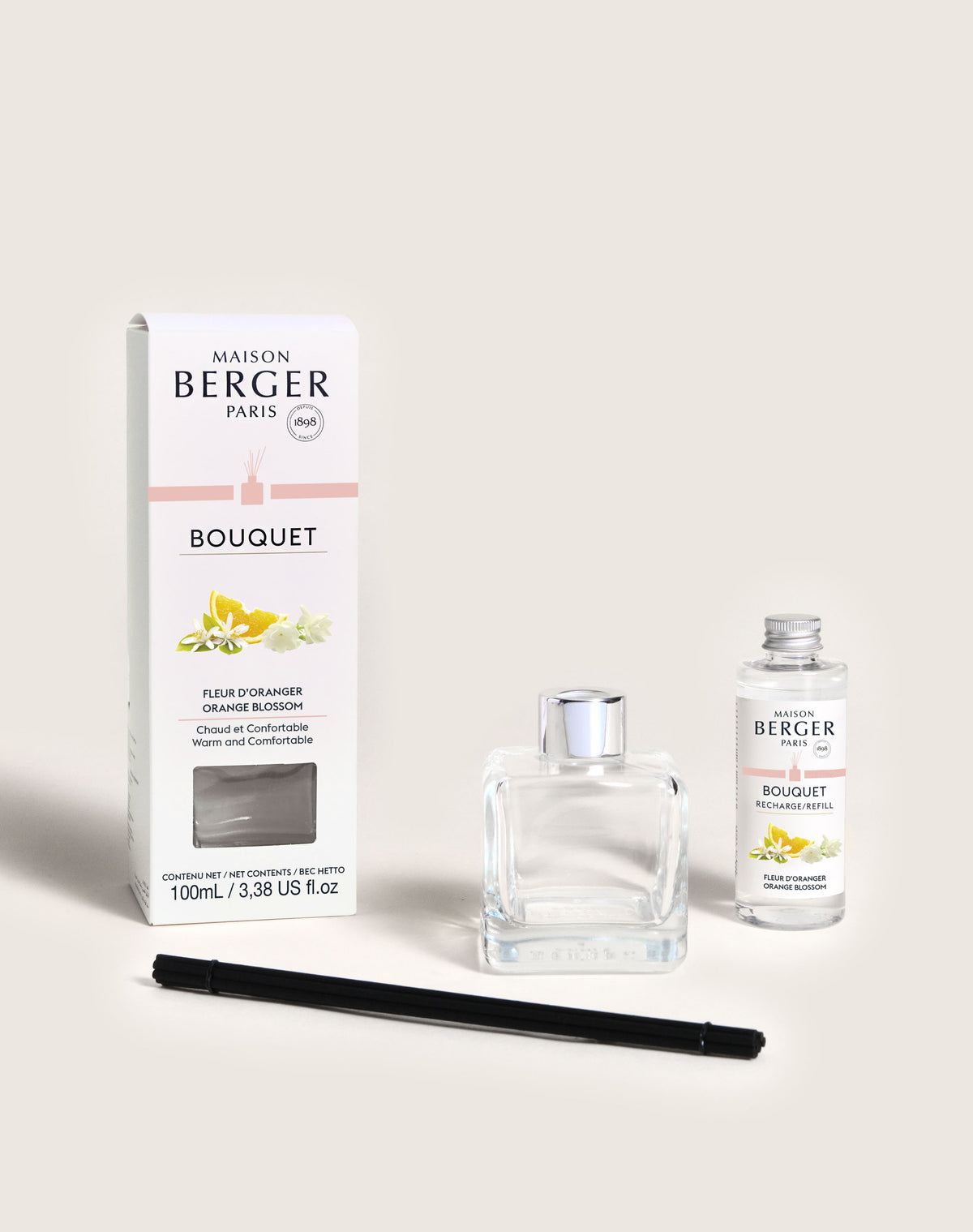 Maison Berger • Orange Blossom Cube Reed Diffuser