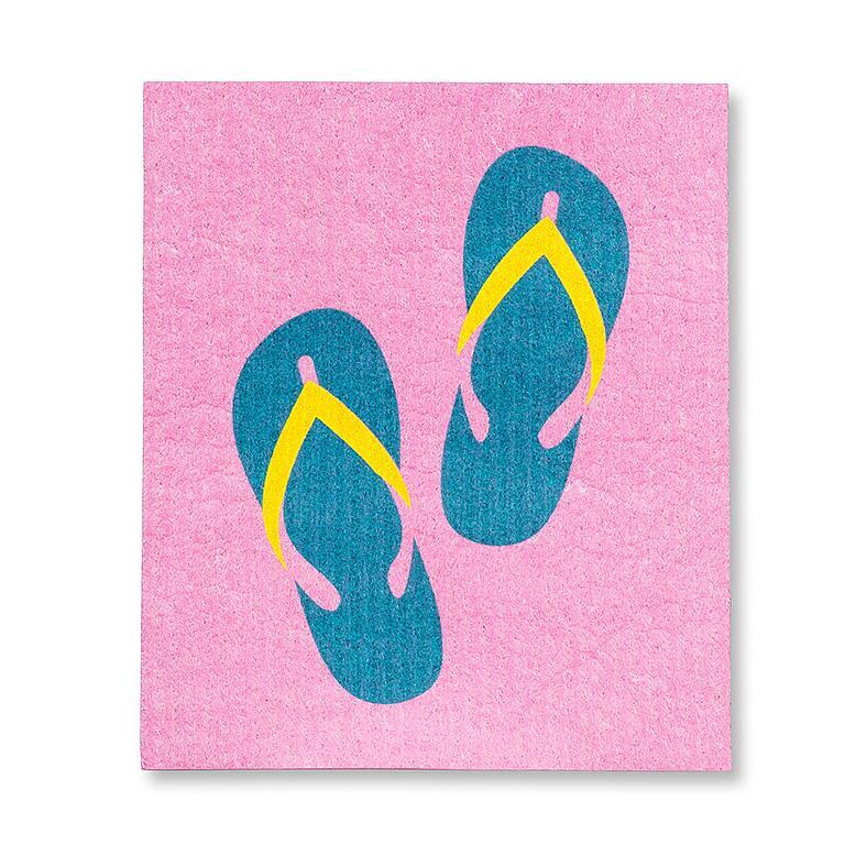 Abbott • Flip Flops Dishcloths. Set of 2