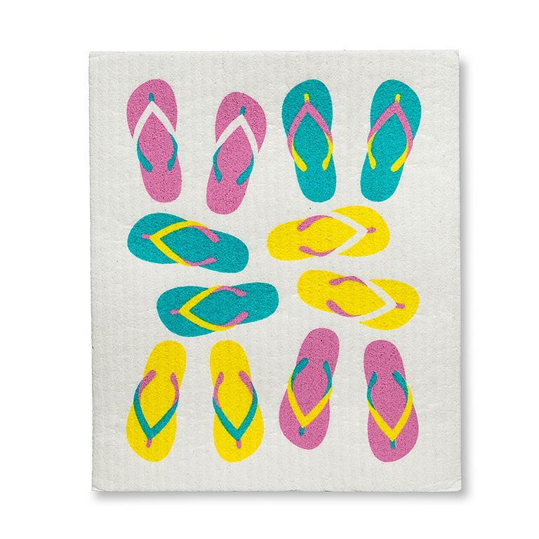 Abbott • Flip Flops Dishcloths. Set of 2