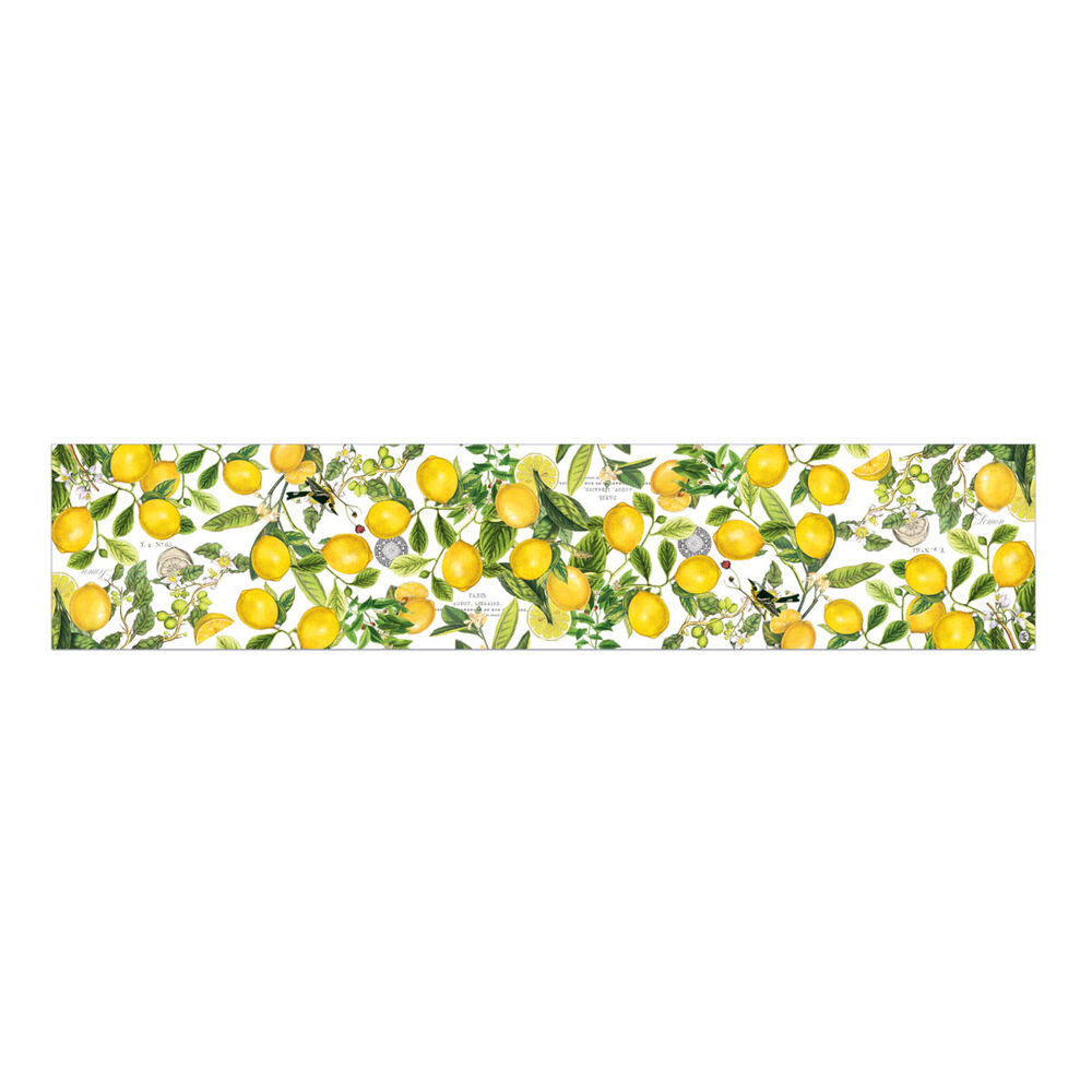 Michel Design Works • Cotton Table Runner – Lemon Basil