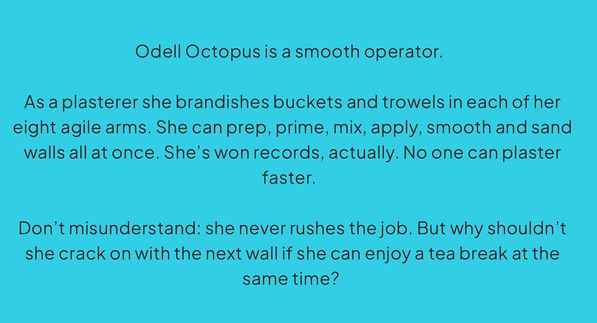 JellyCat Odell Octopus Large