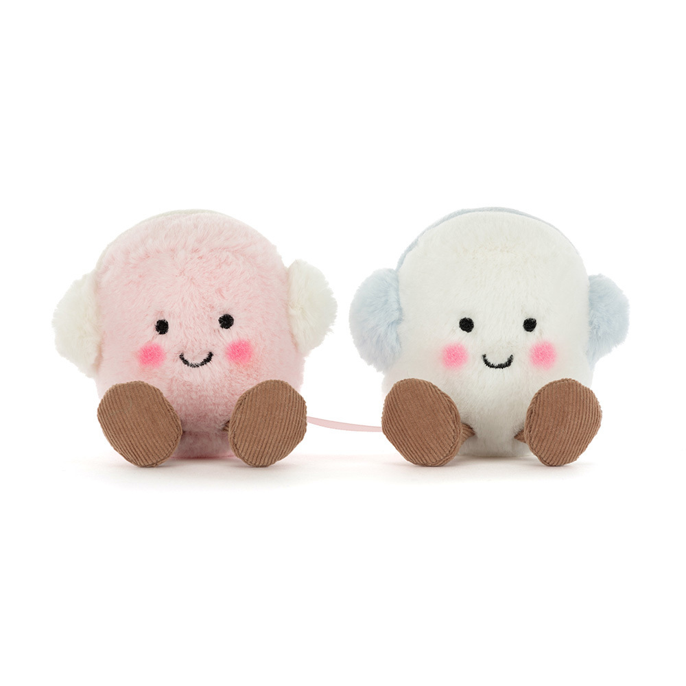 Jellycat • Amuseables Toastie Pink And White Marshmallows