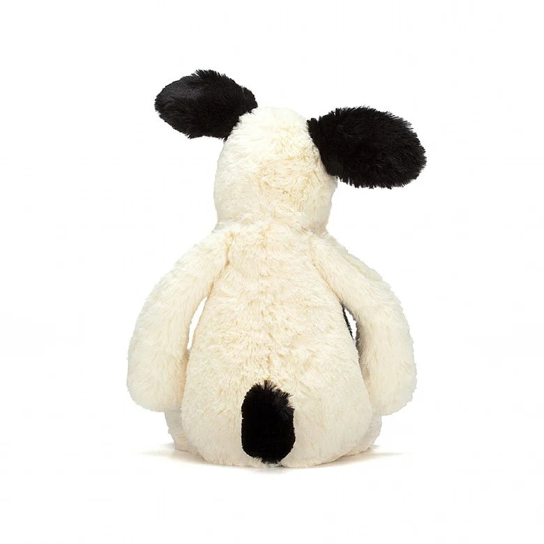 Jellycat • Rufferty Bashful Black & Cream Puppy