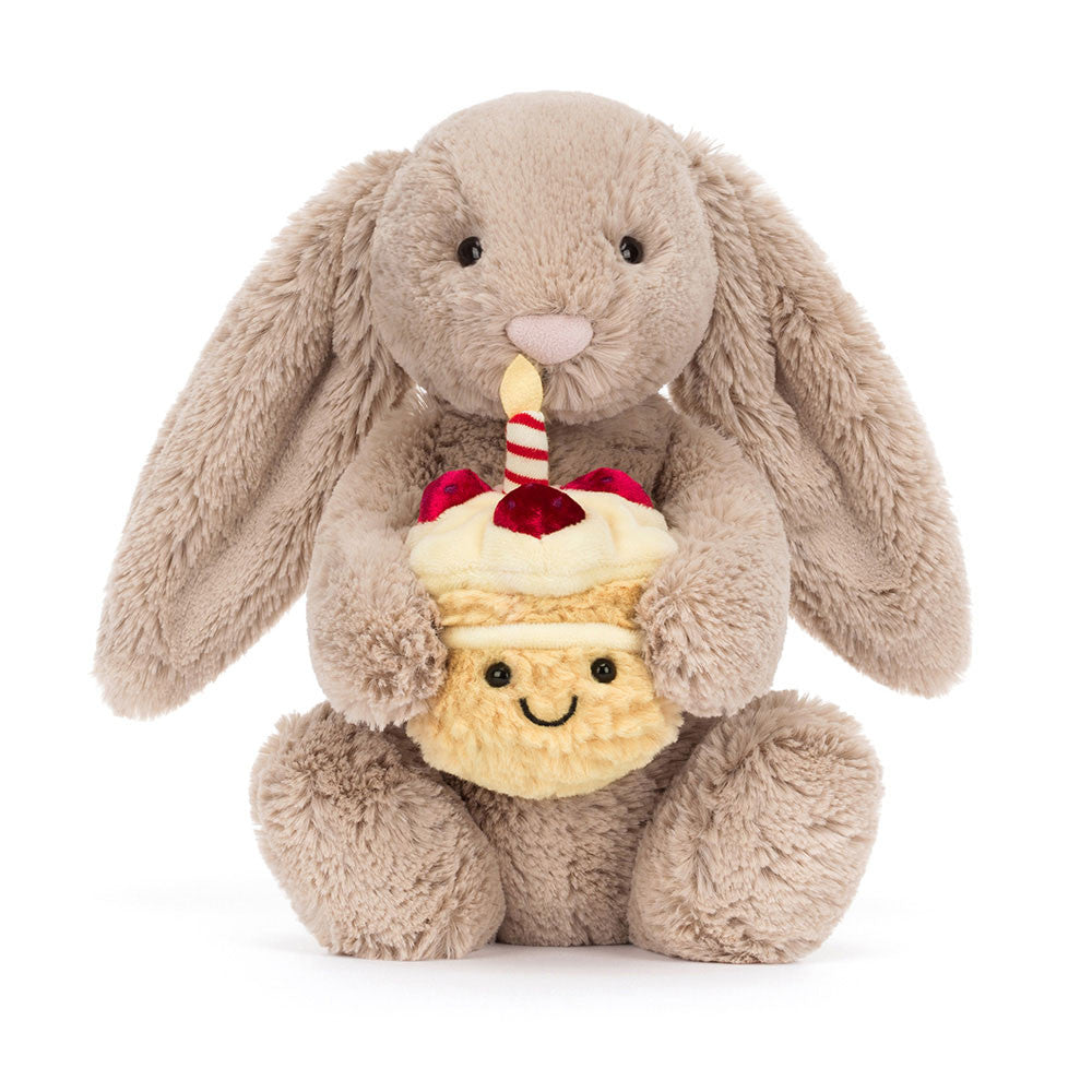 Jellycat • Bashful Beige Bunny 'Birthday'