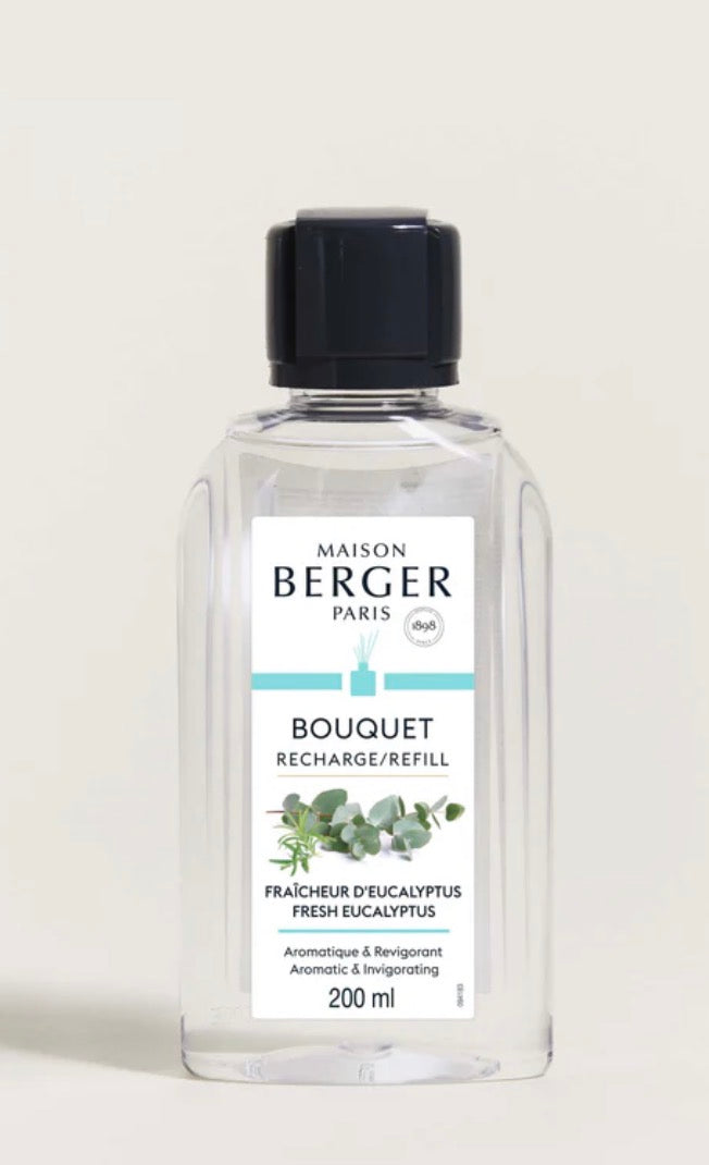 Maison Berger Fresh Eucalyptus Bouquet Reed Diffuser Refill 200 ml