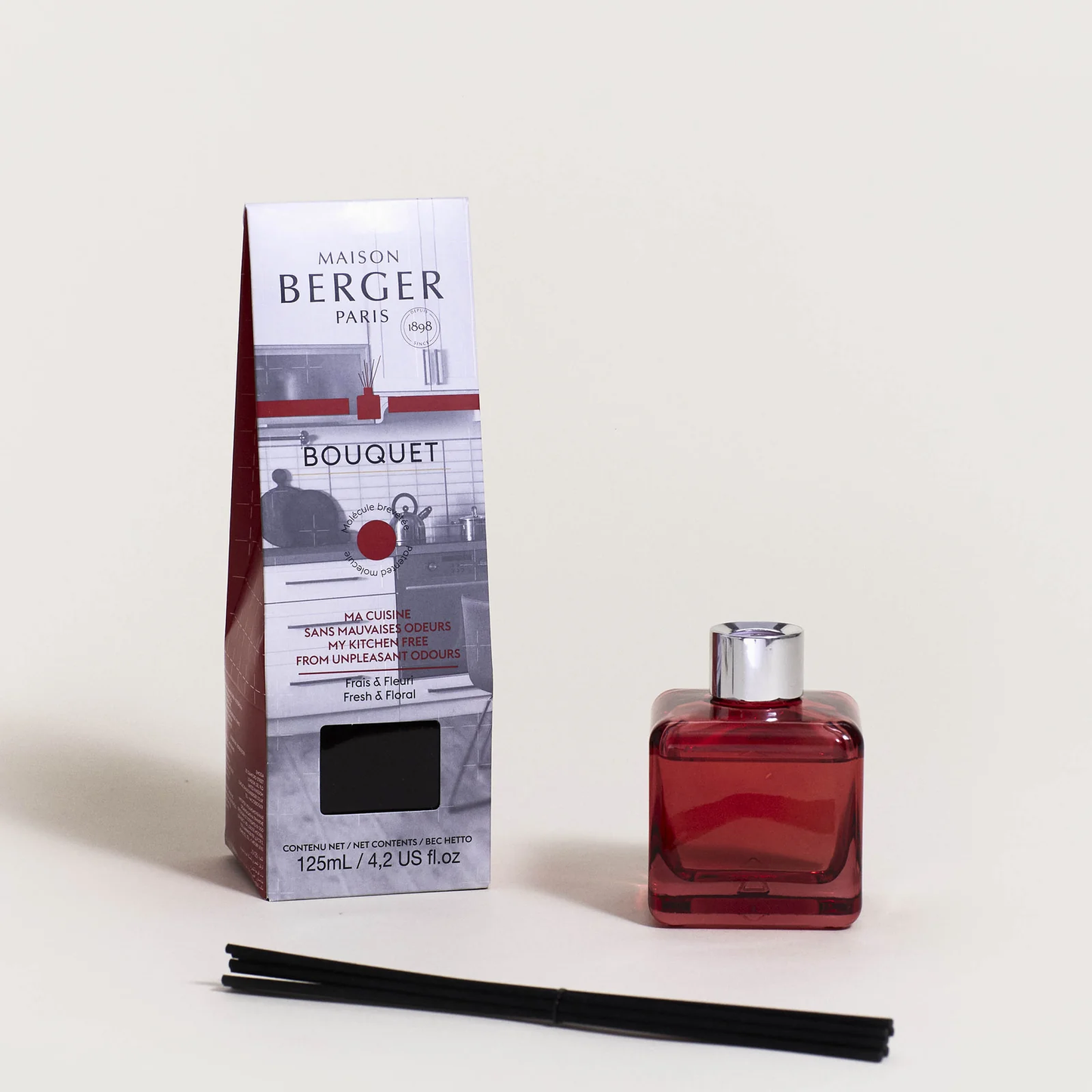 Maison Berger • Anti-Odour Kitchen 1 (Fresh & Floral) Reed Diffuser Refill