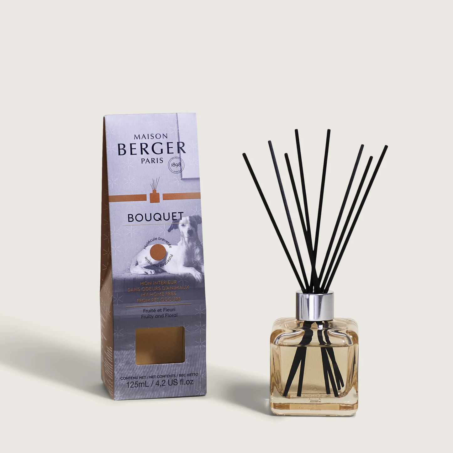 Maison Berger • Anti-Odour Pets 1 (Fruity & Floral) Reed Diffuser Refill