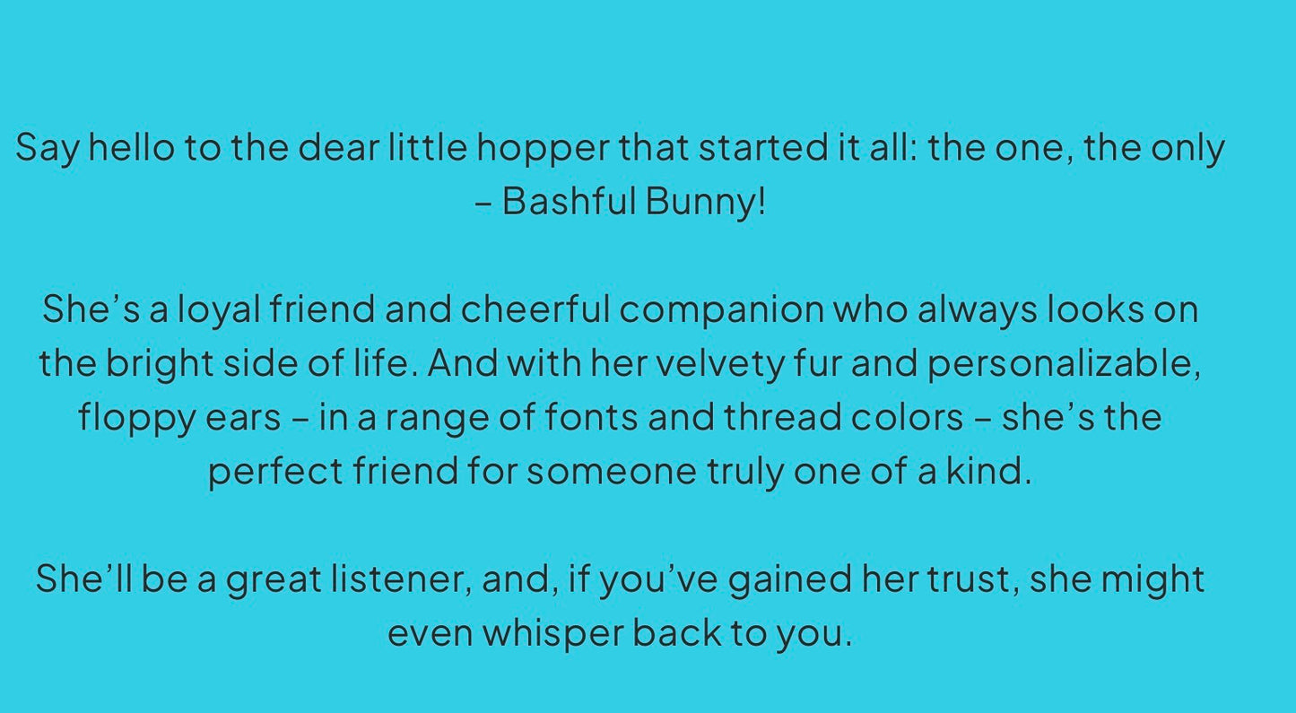 Bashful Beige Bunny Big