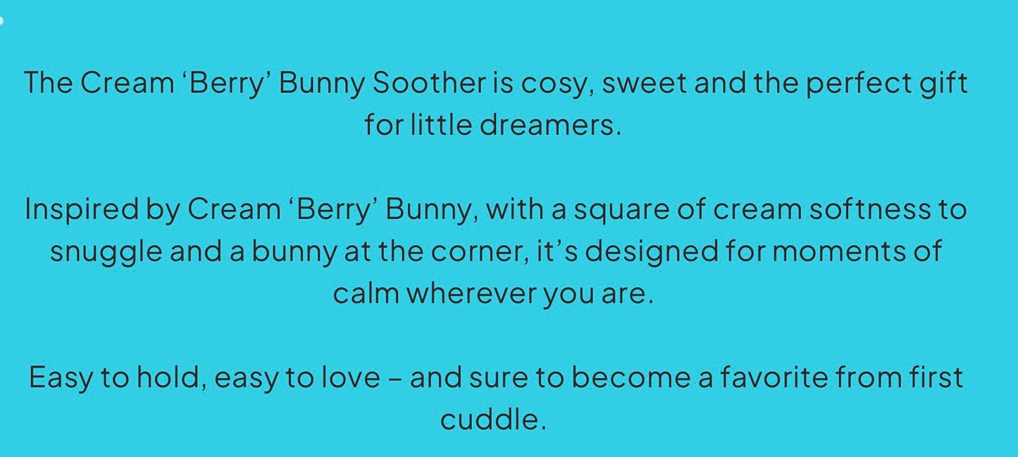 JellyCat Blossom Cream Cherry Berry Soother