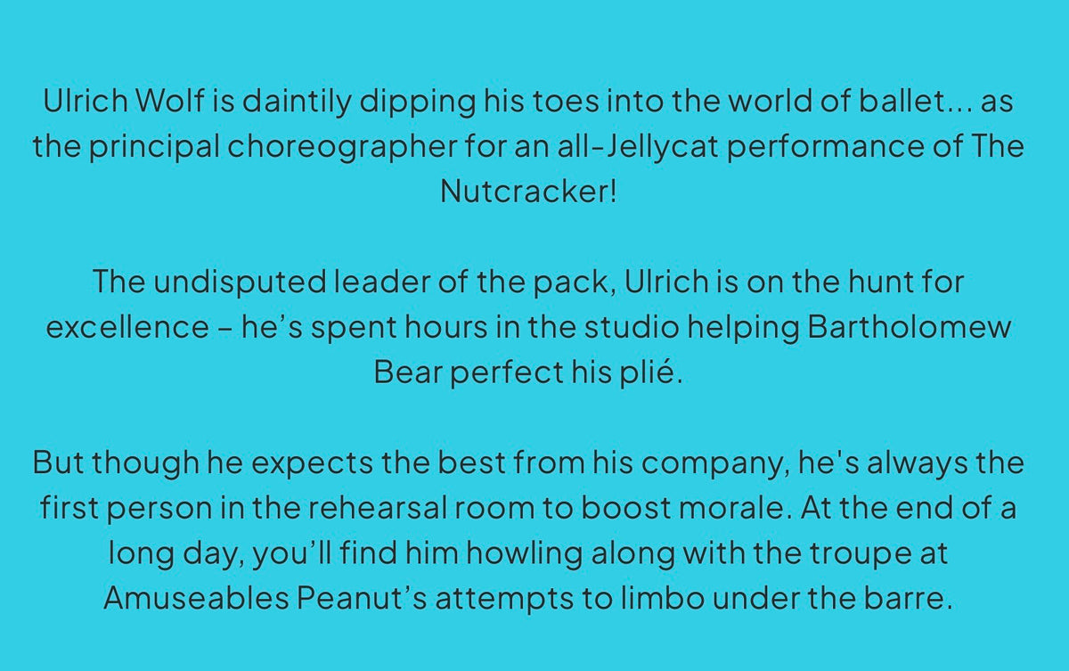 JellyCat Ulrich Wolf