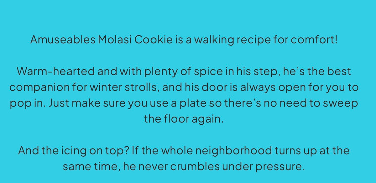 JellyCat Amuseables Molasi Cookie
