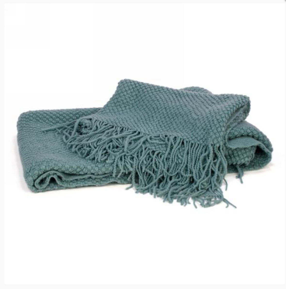 Sea foam Green Throw
