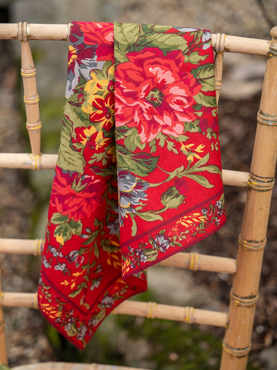 April Cornell • Napkins (Set of 4) | Eternal Rose – Red