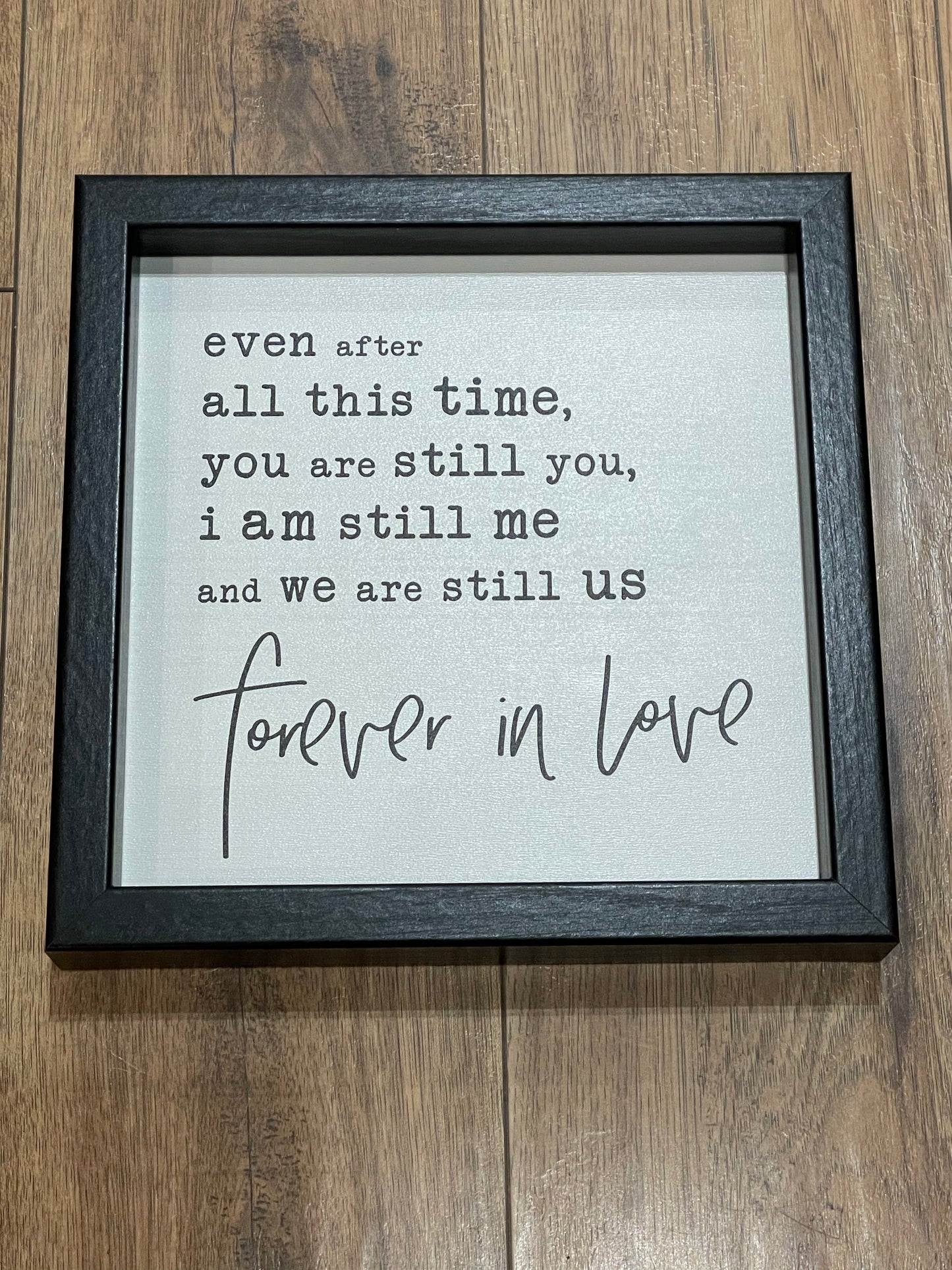 Wood Sign Forever In Love