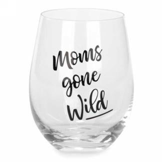 Moms Gone Wild Glassware