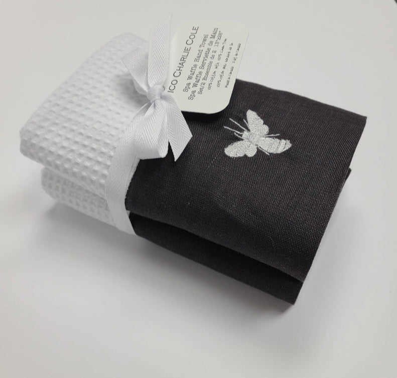 Waffle Hand Towels Set of Two