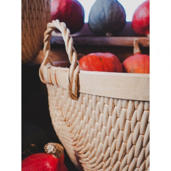 Small Sewn Willow Basket