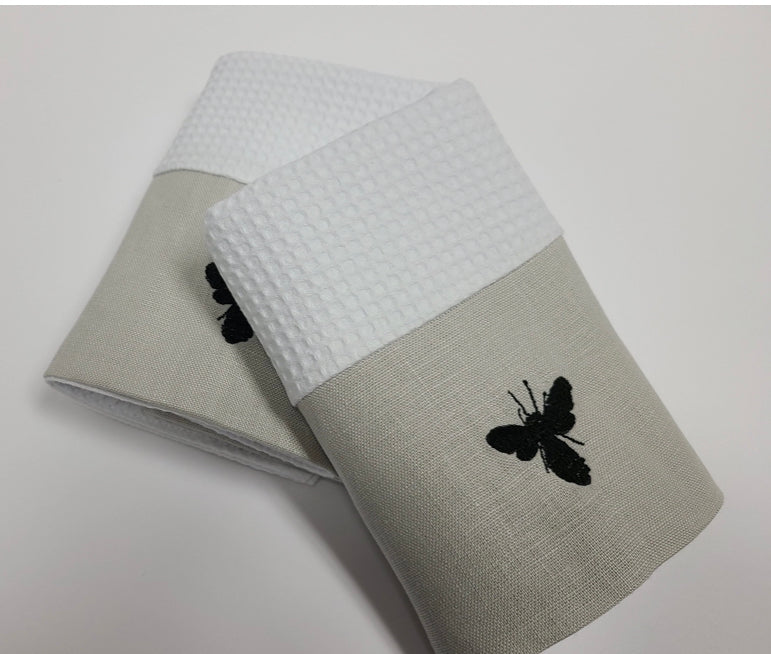 Waffle Hand Towels Set of 2