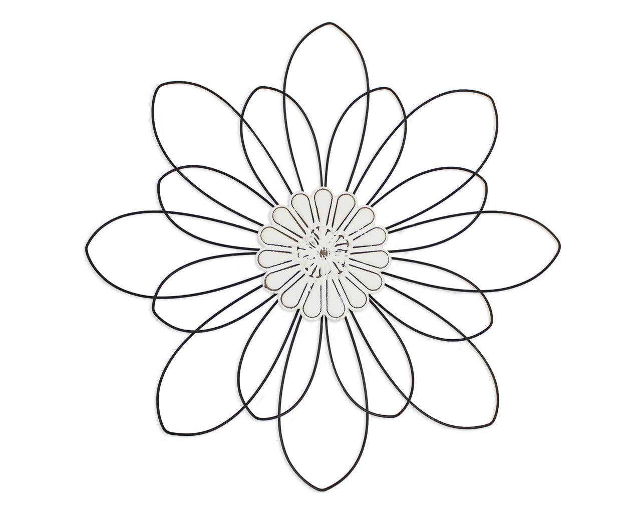 Metal Wall Art Flower
