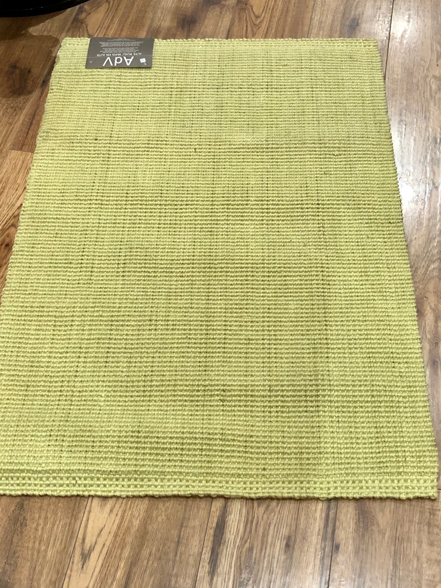 Rug Jute Boucle Light Green