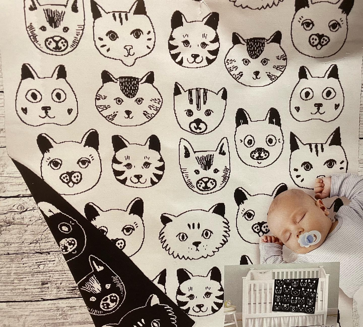 Cat Baby Throw