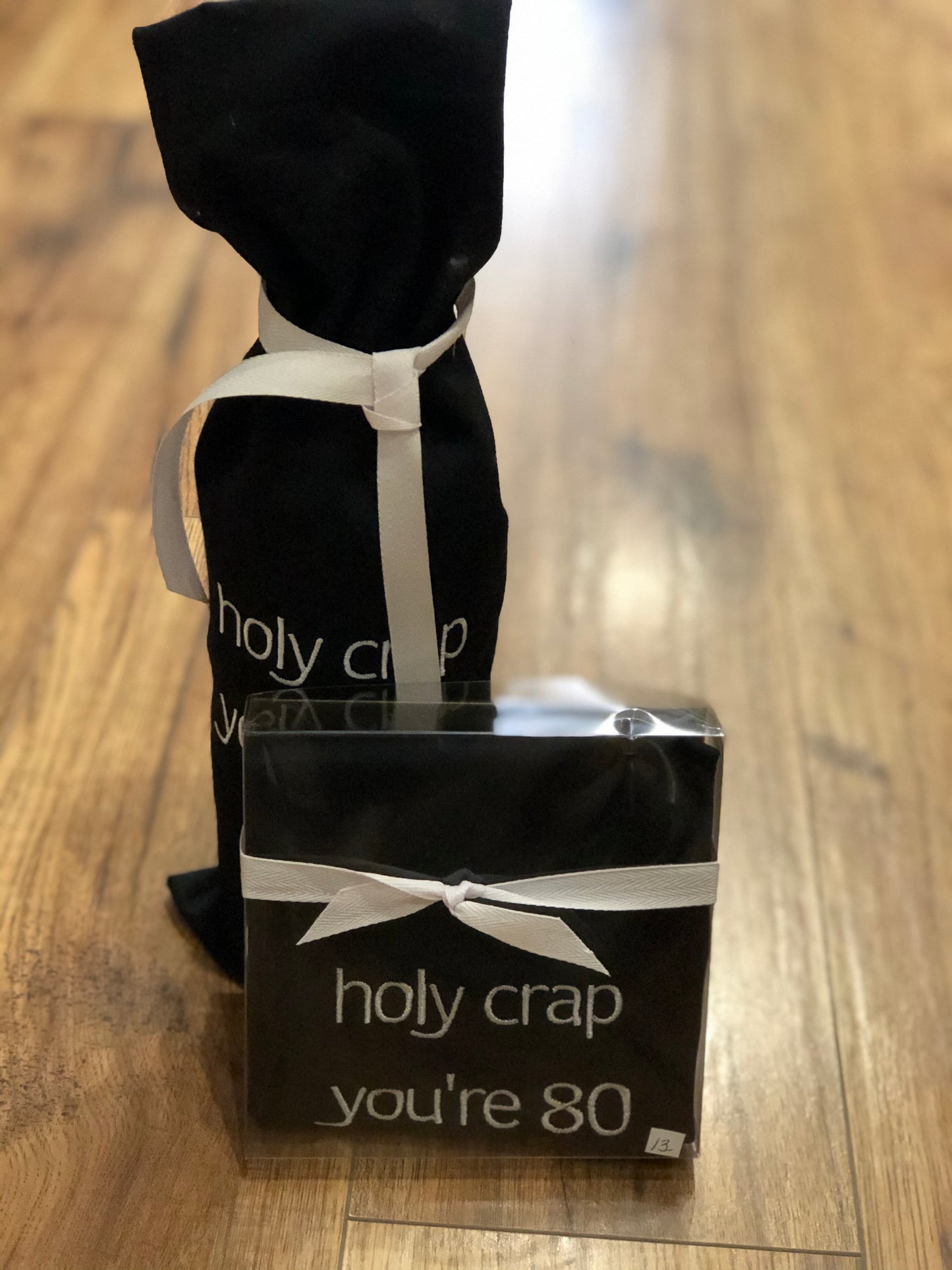 Wine Bag Holy Crap You're 80