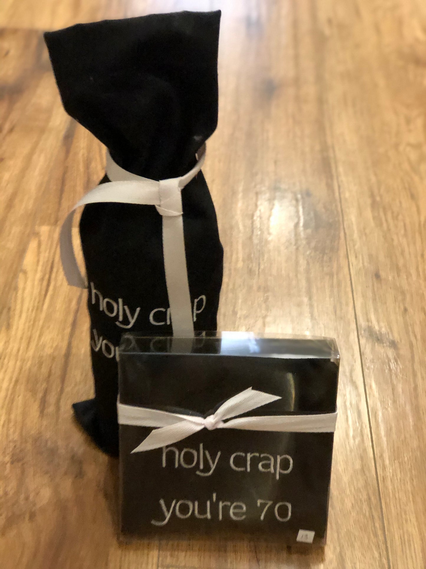 Wine Bag Holy Crap You're 70