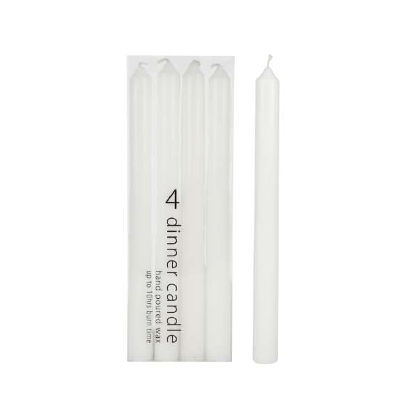 White Taper Candles