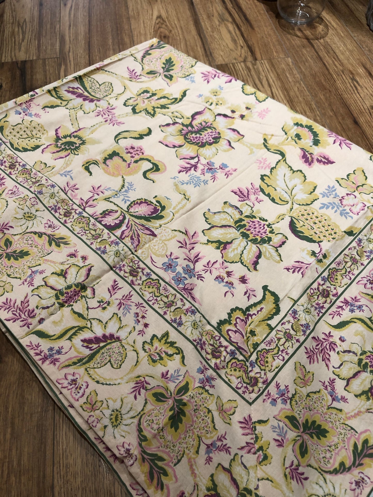 April Cornell • 60" x 90" Tablecloth | Evelyn Soft Rose