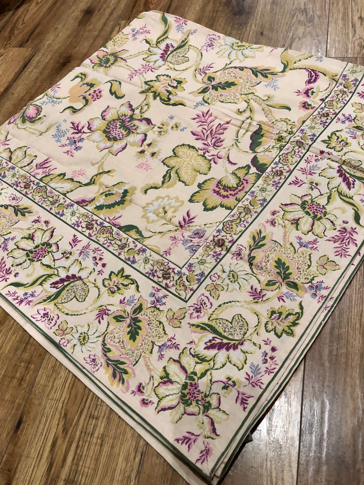 April Cornell • 54" Tablecloth | Evelyn Soft Rose