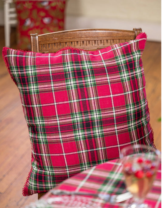 April Cornell Tartan Plaid Cushions