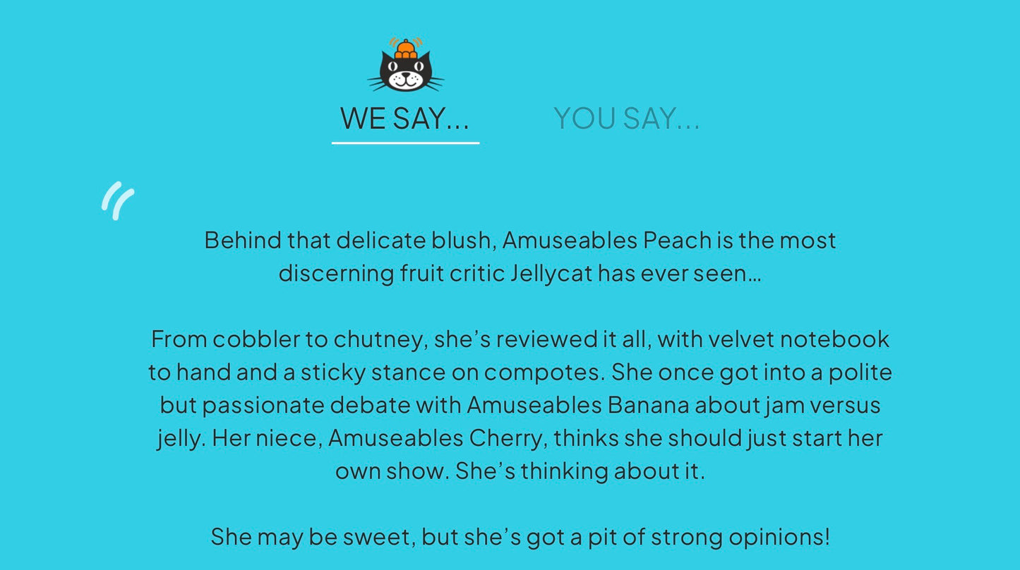 JellyCat Amuseable Peach