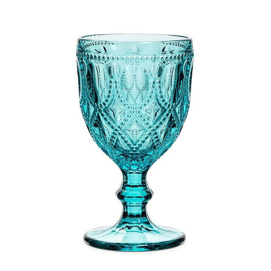 Abbott • Jewel and Bead Pattern Wine Glass