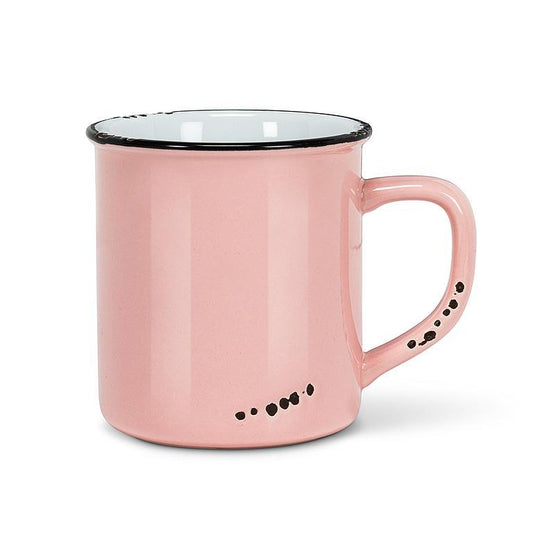 Abbott • Enamel Pink Mug