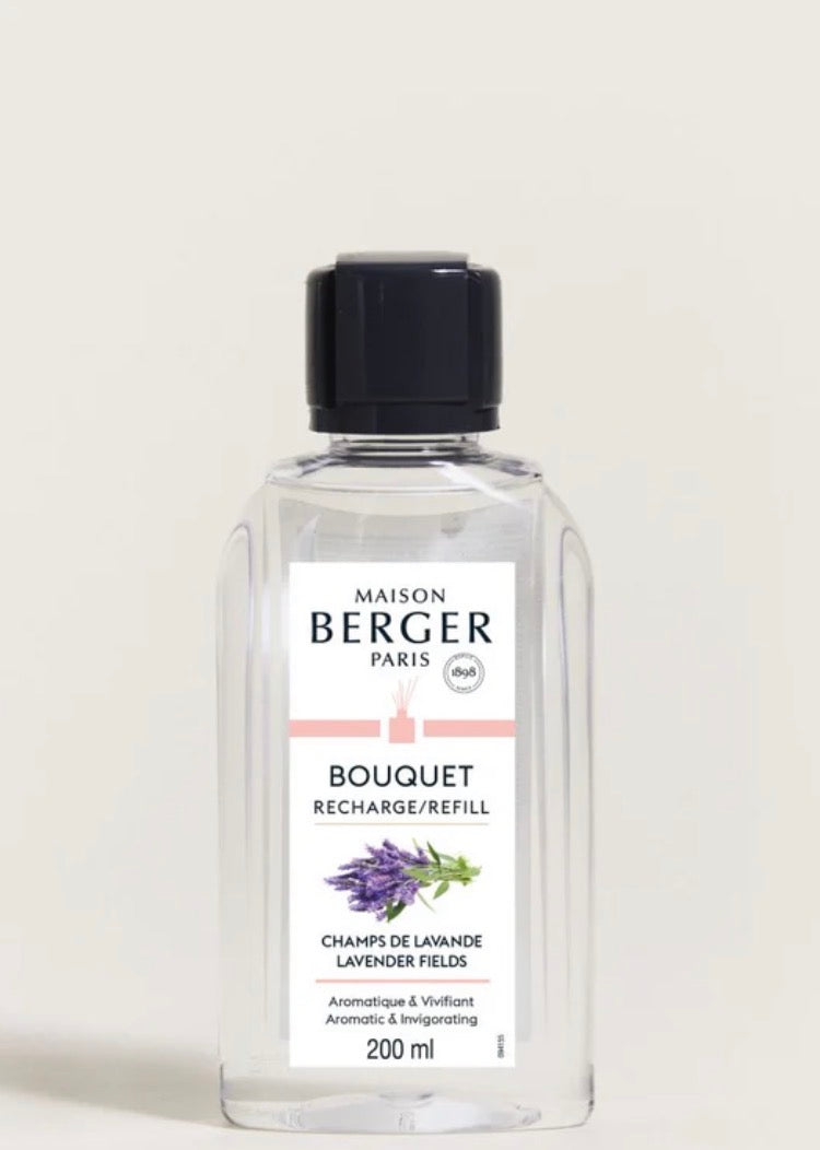 Maison Berger Lavender Fields Bouquet Reed Diffuser Refill 200 ml