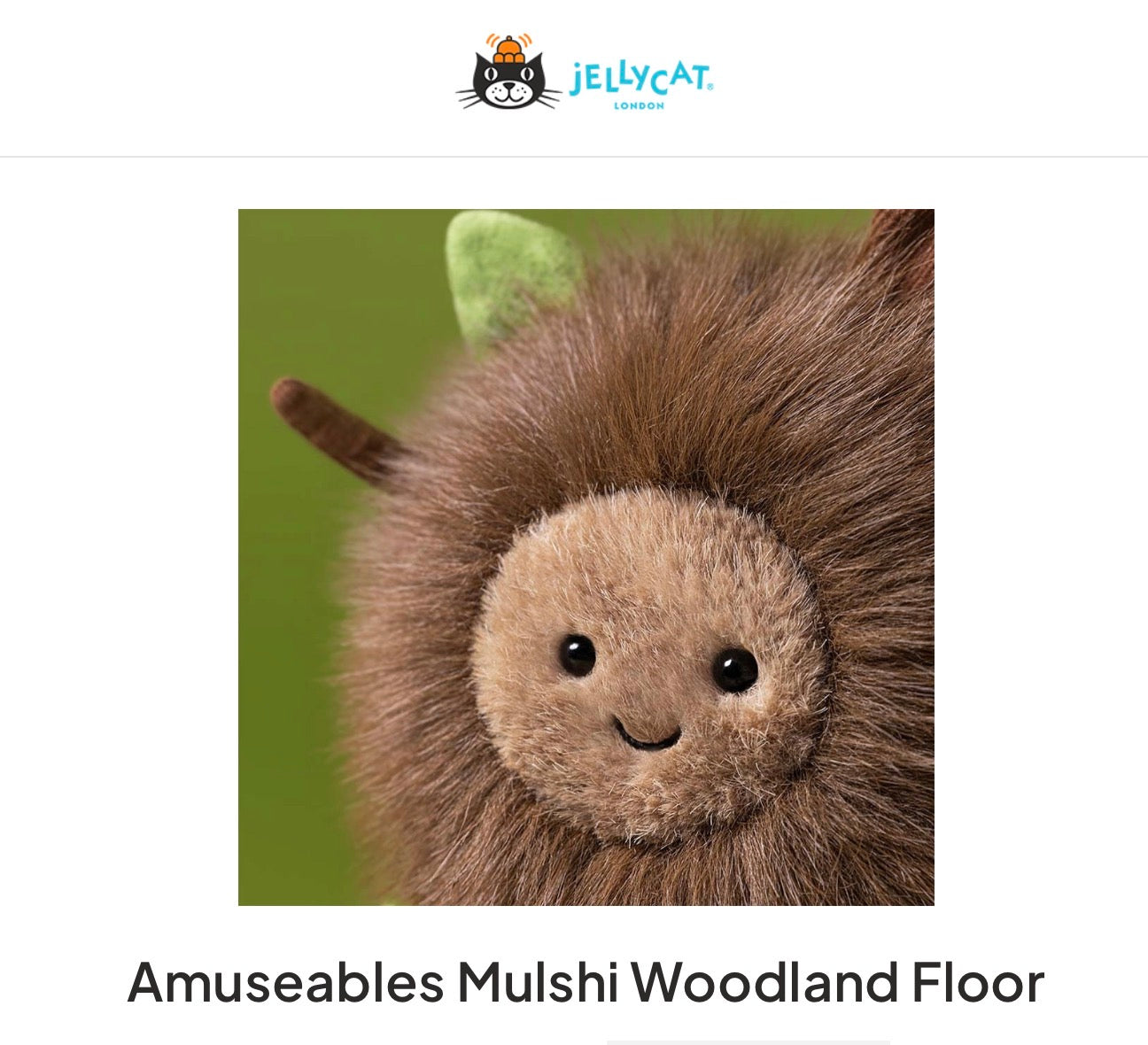 JellyCat Amuseable Mulshi Woodland Floor