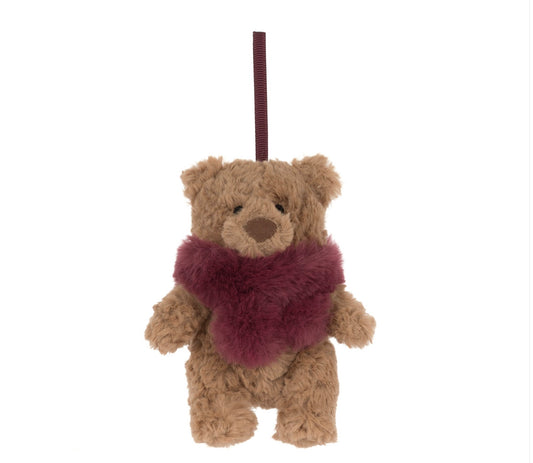 JellyCat Bartholemew Bear Winter Warmer Decoration