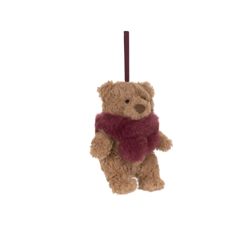 JellyCat Bartholemew Bear Winter Warmer Decoration