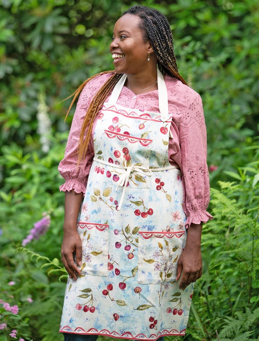 April Cornell Cherry Chef Apron