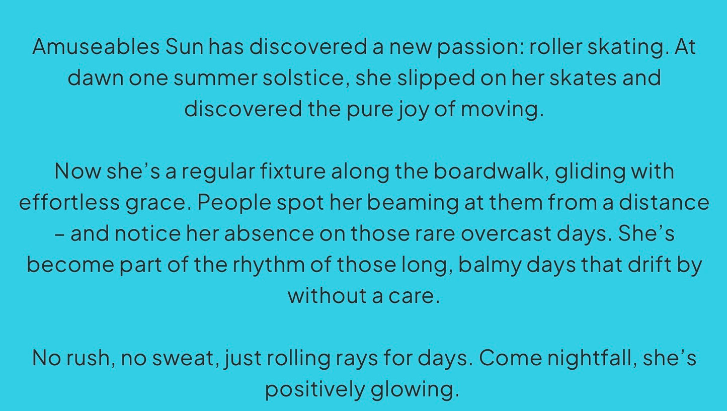 JellyCat Amuseable Sun with Roller Skates