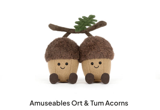 JellyCat Amuseables Ort & Tum Acorns