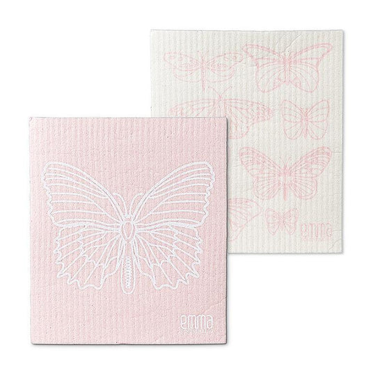 Abbott • Butterfly Dish Cloth. Set of 2