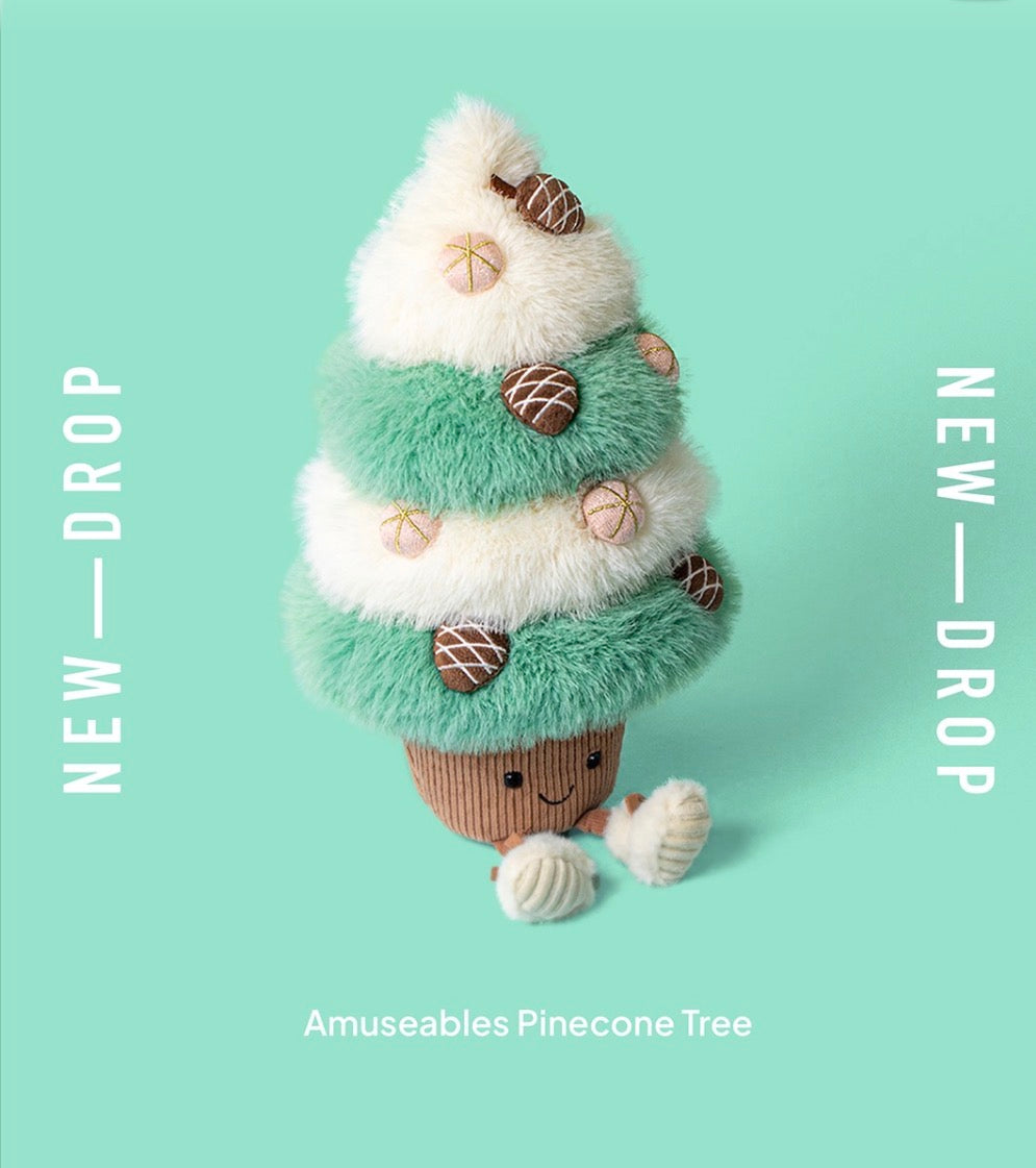 JellyCat Amuseables Pine Cone Tree