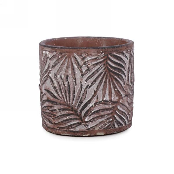 Planter with Leaf Design Small