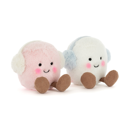 Jellycat • Amuseables Toastie Pink And White Marshmallows