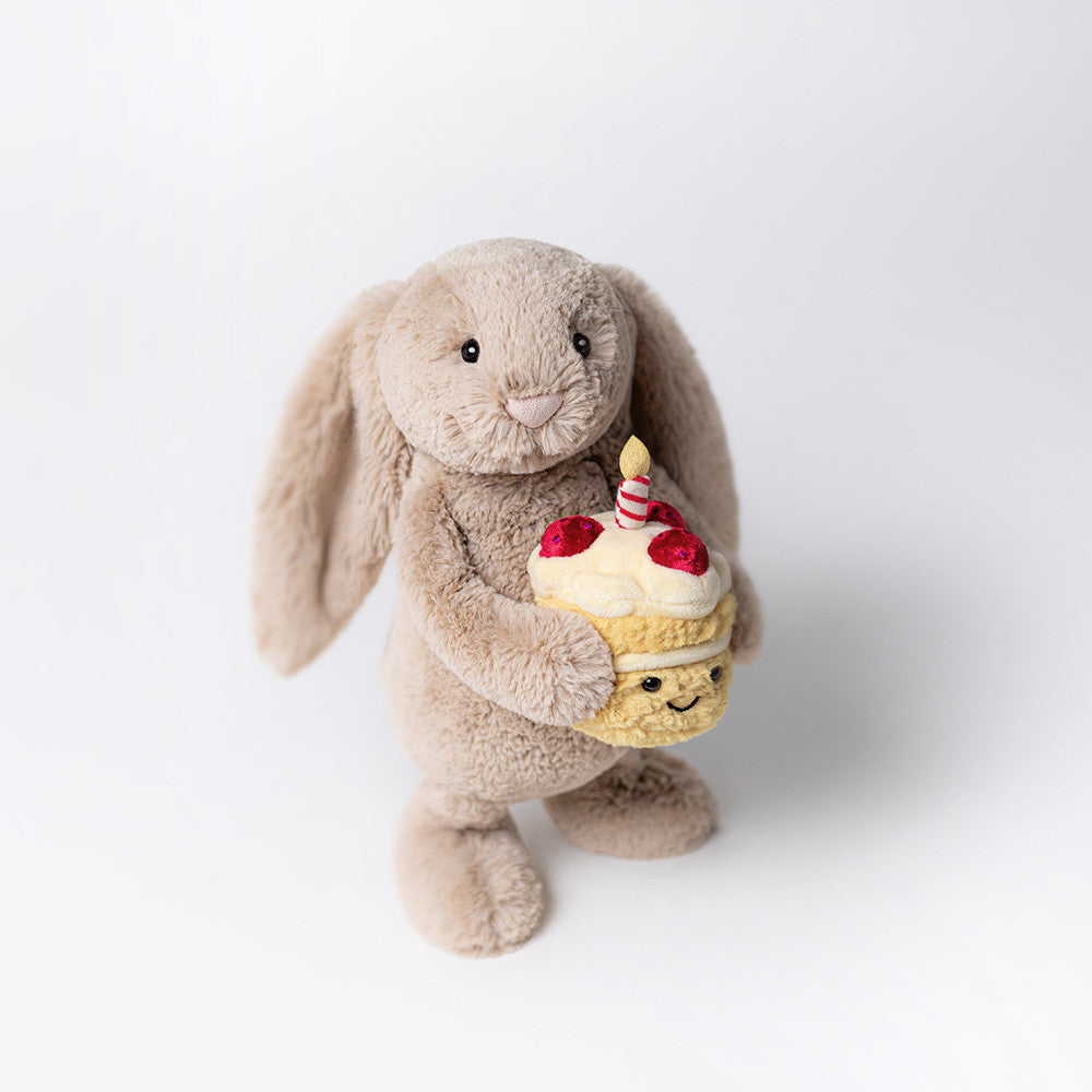 Jellycat • Bashful Beige Bunny 'Birthday'